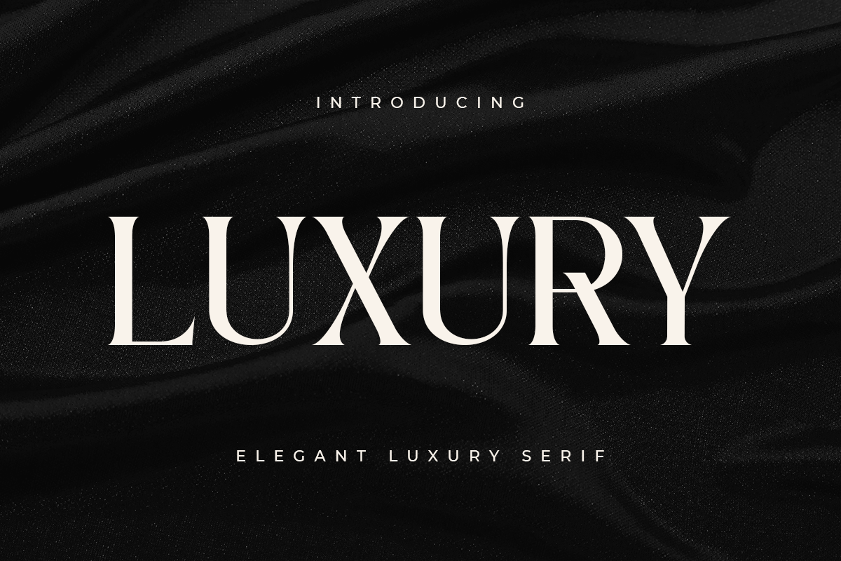 Luxury Font font preview