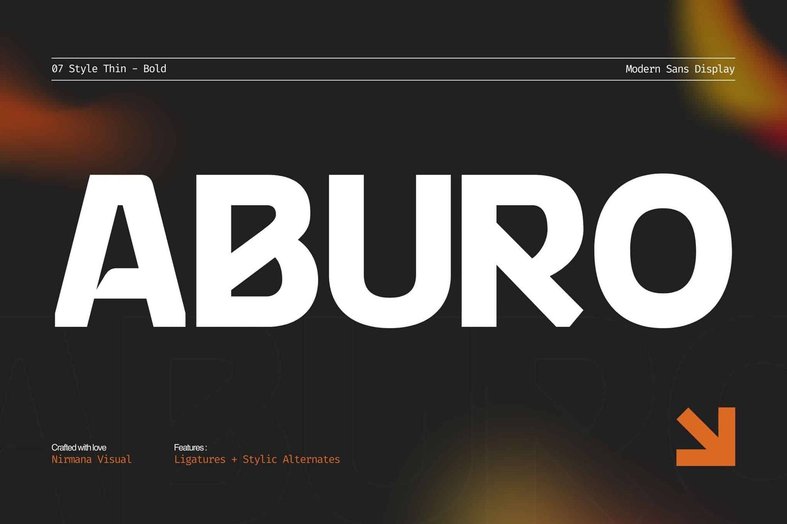 Luxury Modern Corporate – Aburo Font font preview