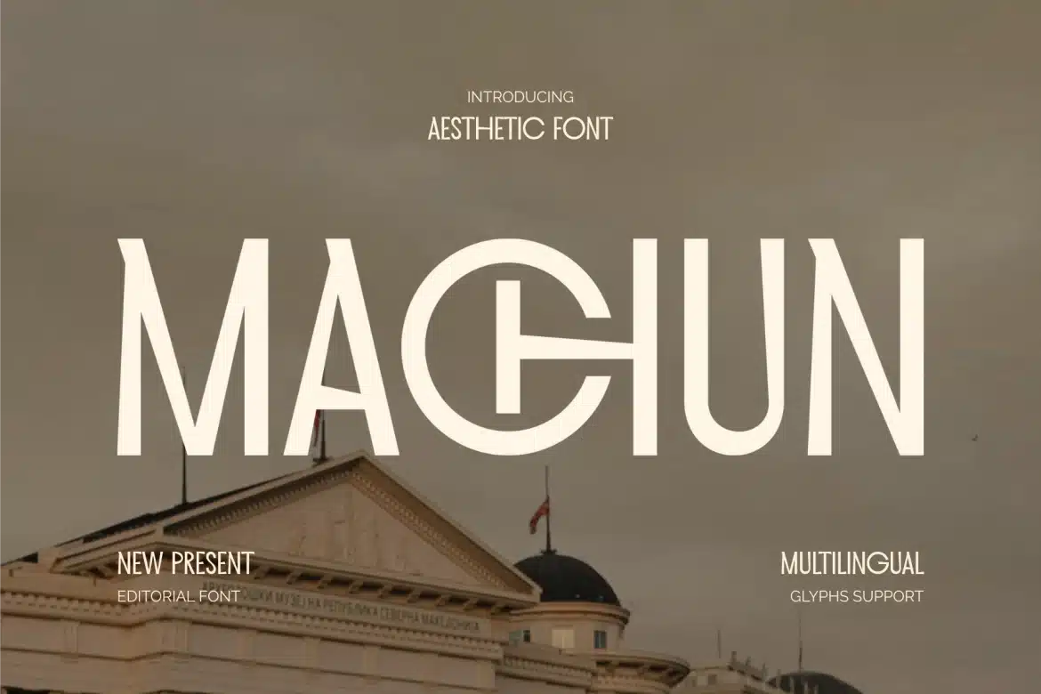 Machun – Elegant Editorial Typeface Font font preview