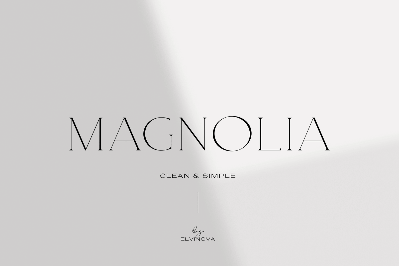 Magnolia Modern Font font preview