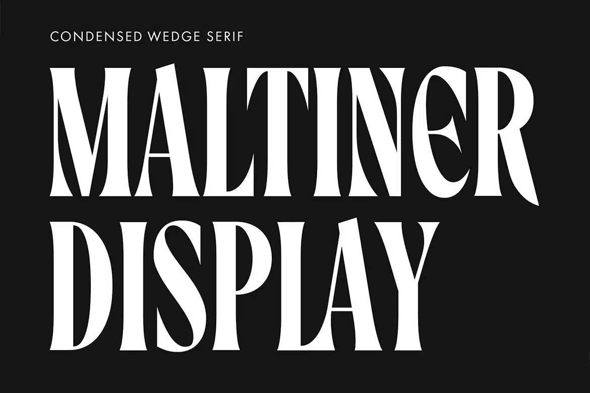 Maltiner Display Font font preview