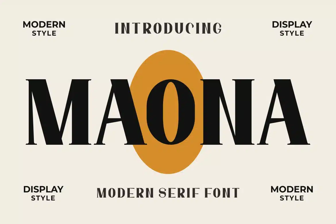 MAONA Font font preview