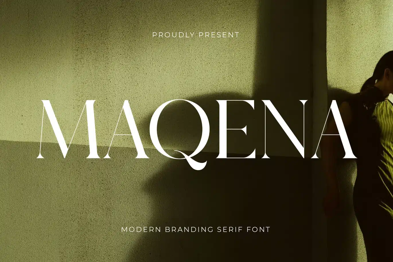 Maqena – Modern Branding Font font preview