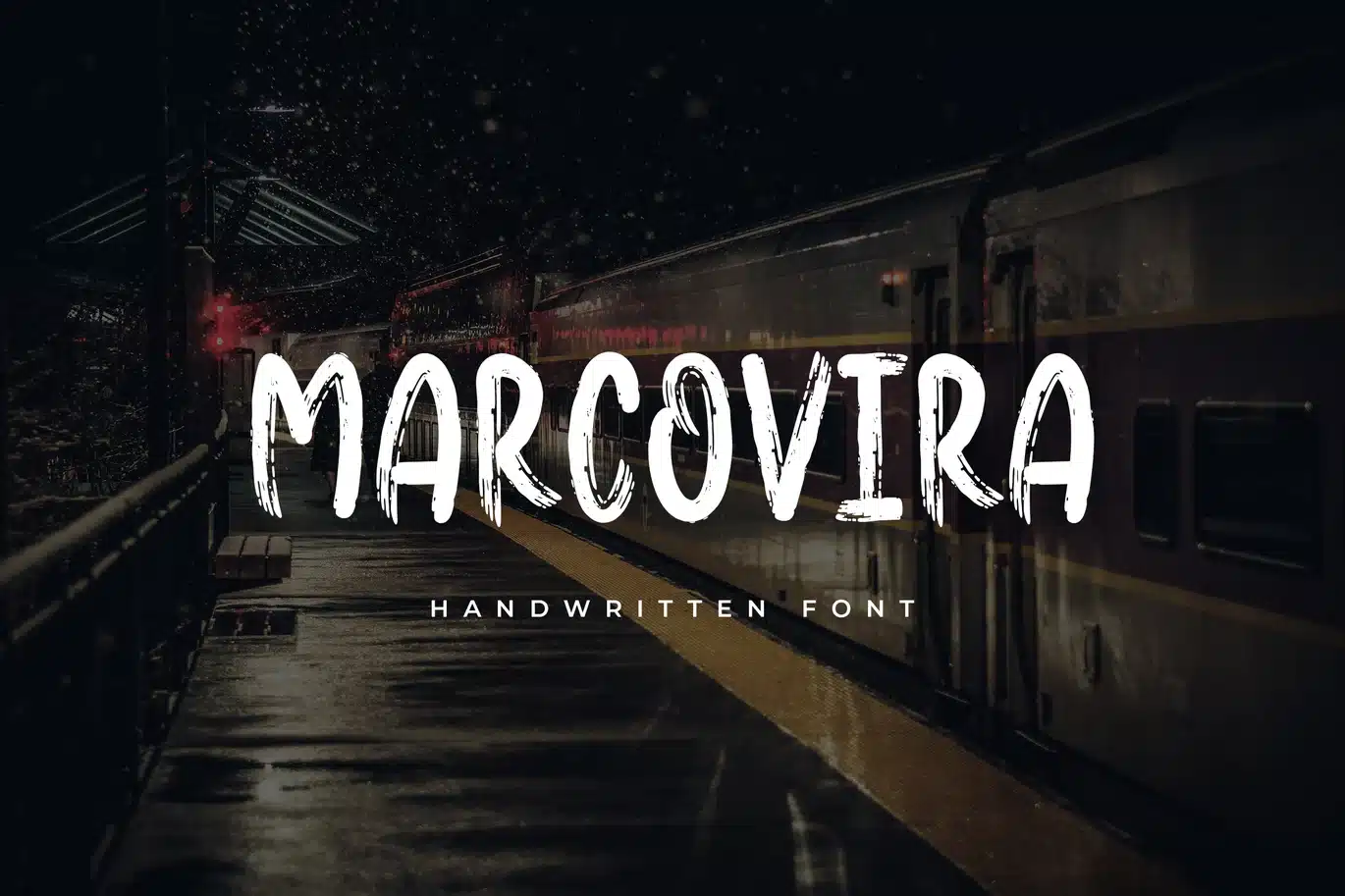 Marcovira Brush Font font preview