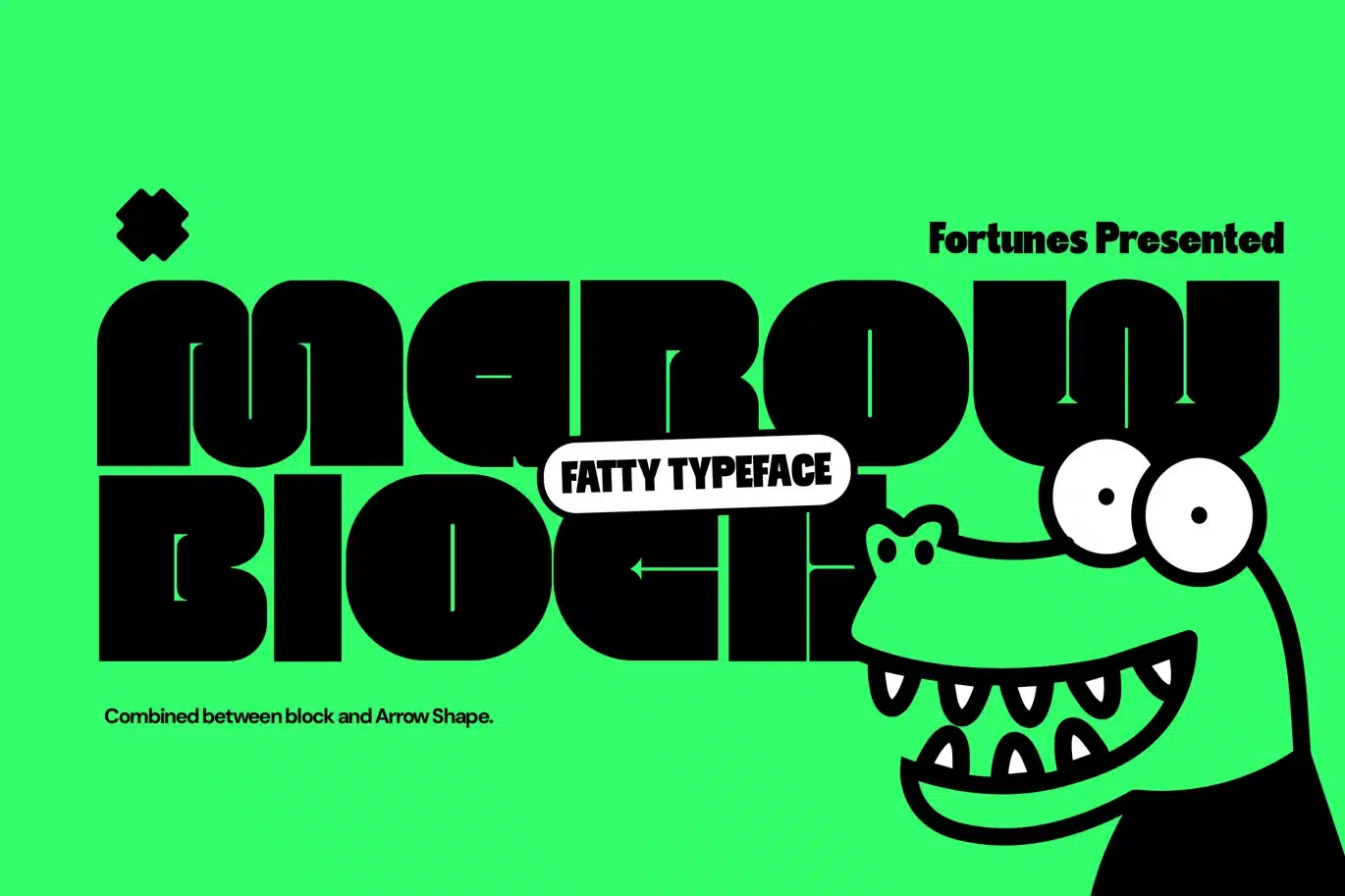 Marow Block Font font preview
