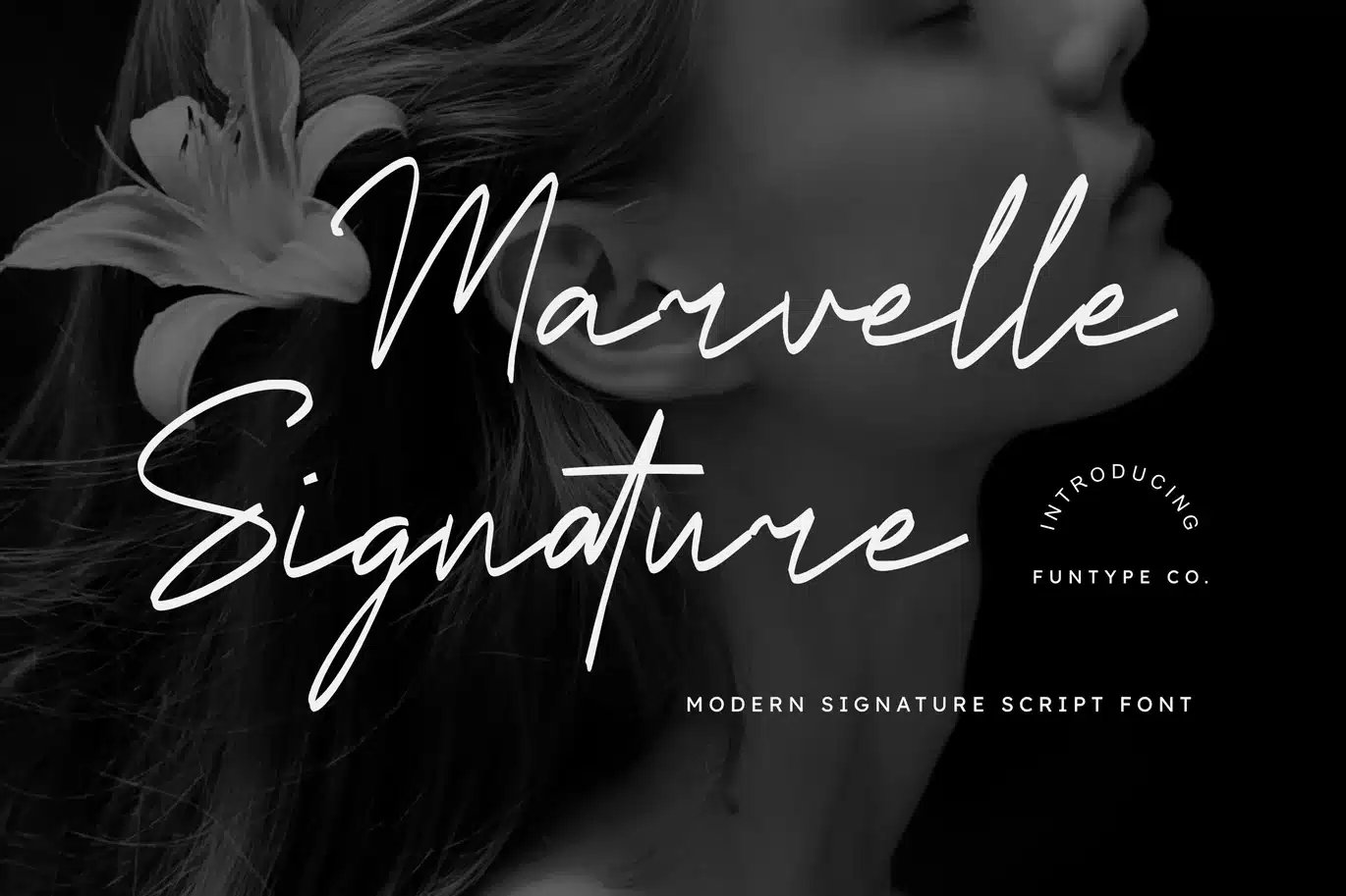 Marvelle Signature – Modern Signature Script Font font preview