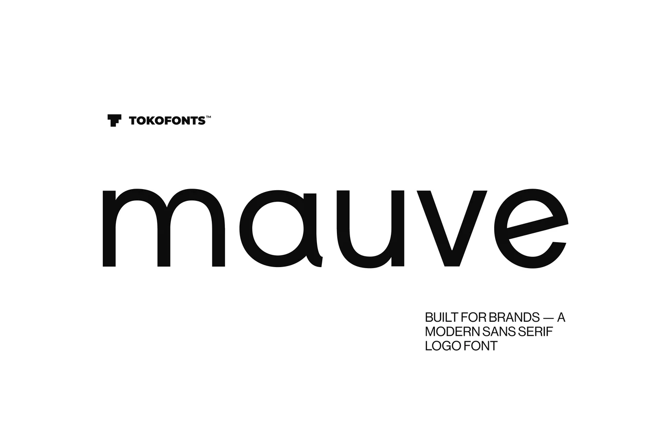 Mauve – Logo Font font preview