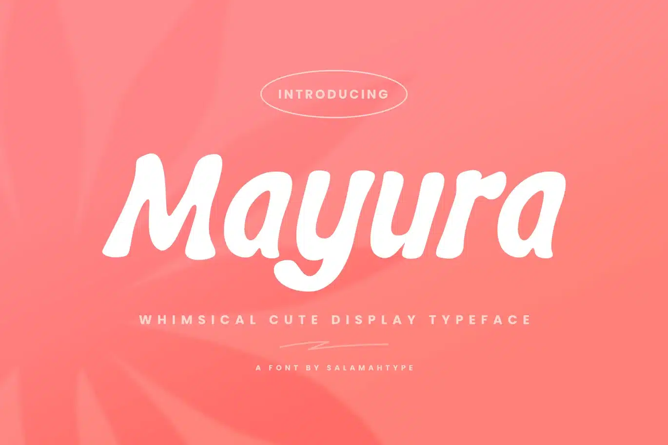 Mayura – Clean Groovy Font font preview