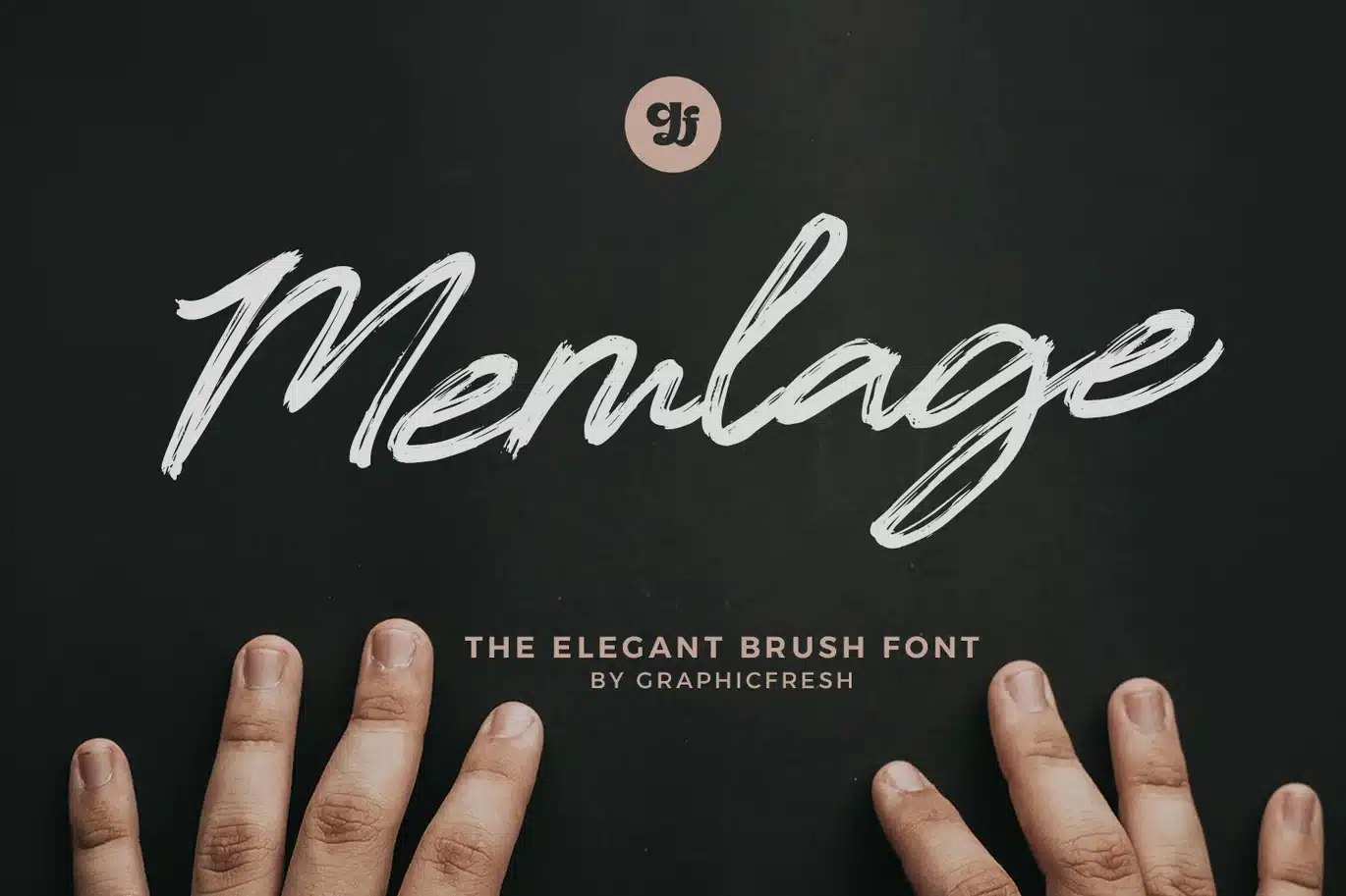 Memlage – The Elegant Brush Font font preview