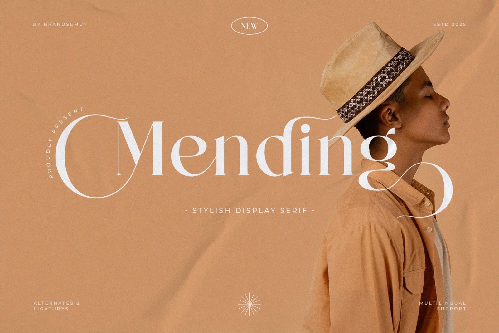 Mending Font font preview
