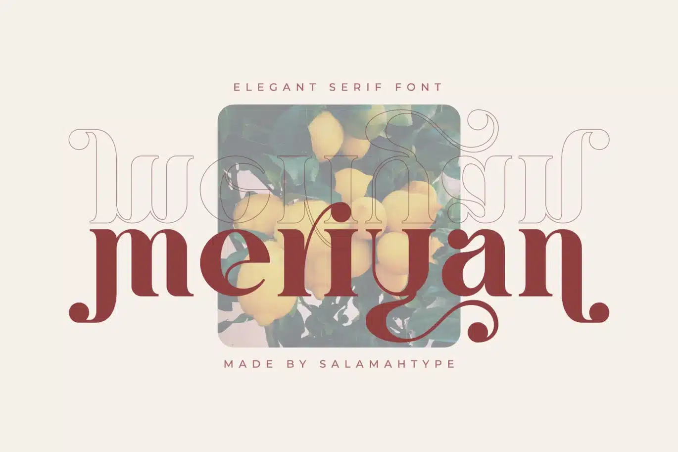 Meriyan – Elegant Font font preview