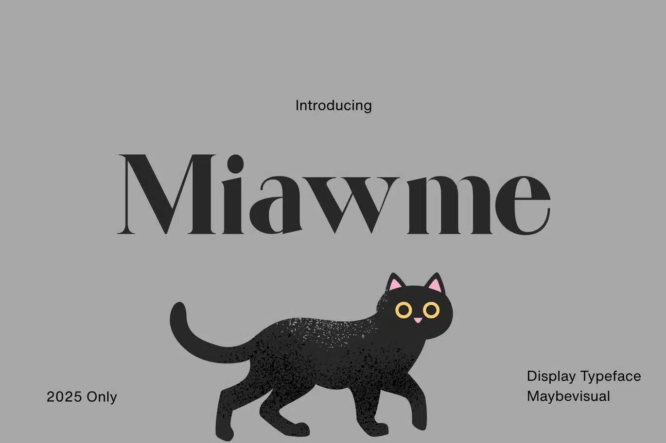 Miawme Font font preview