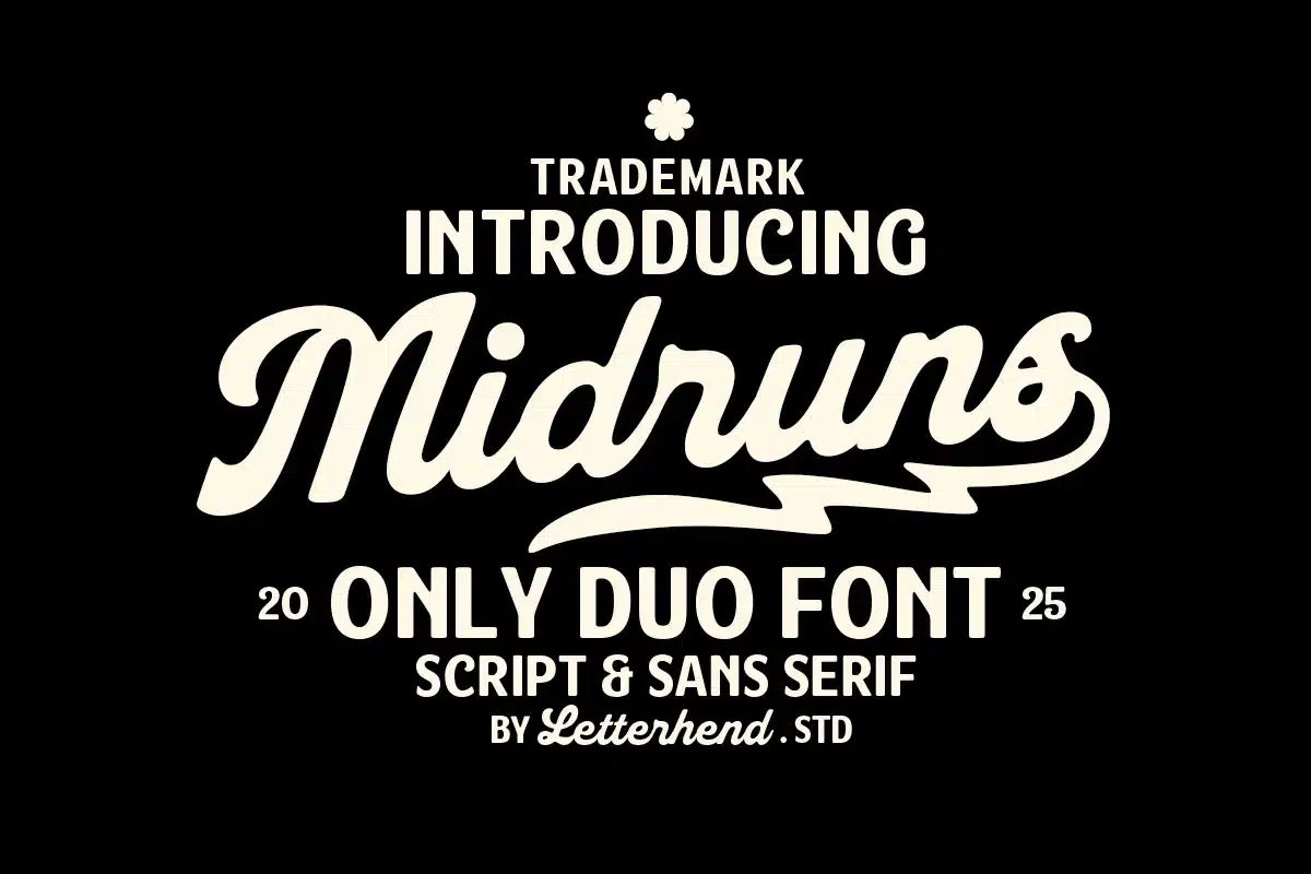 Midruns Font font preview