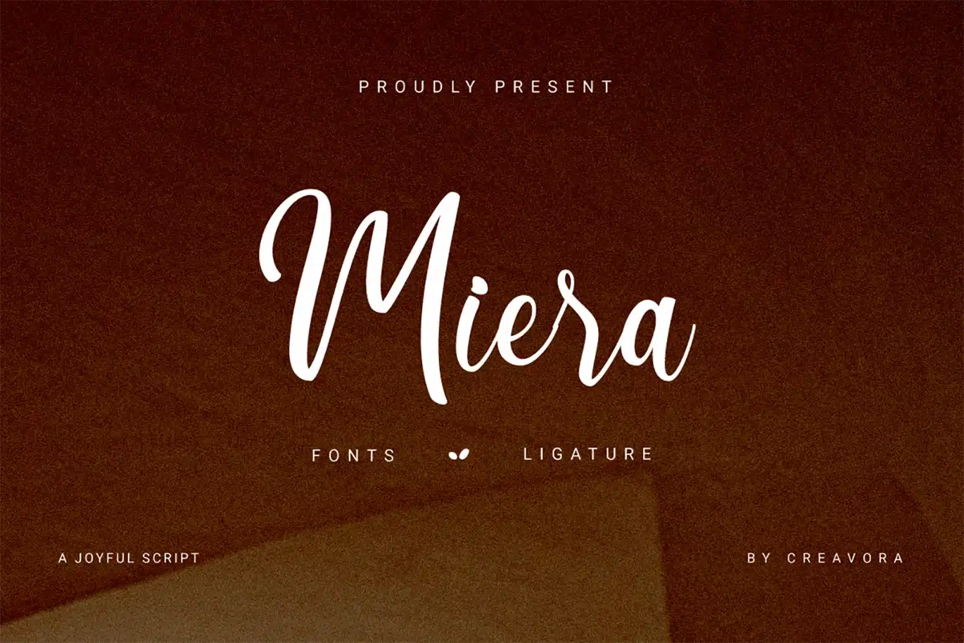 Miera – Joyful Script Font font preview