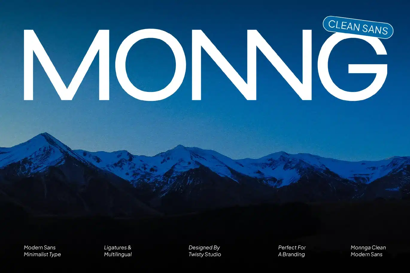Minimalist Sans Serif Font – Monng font preview