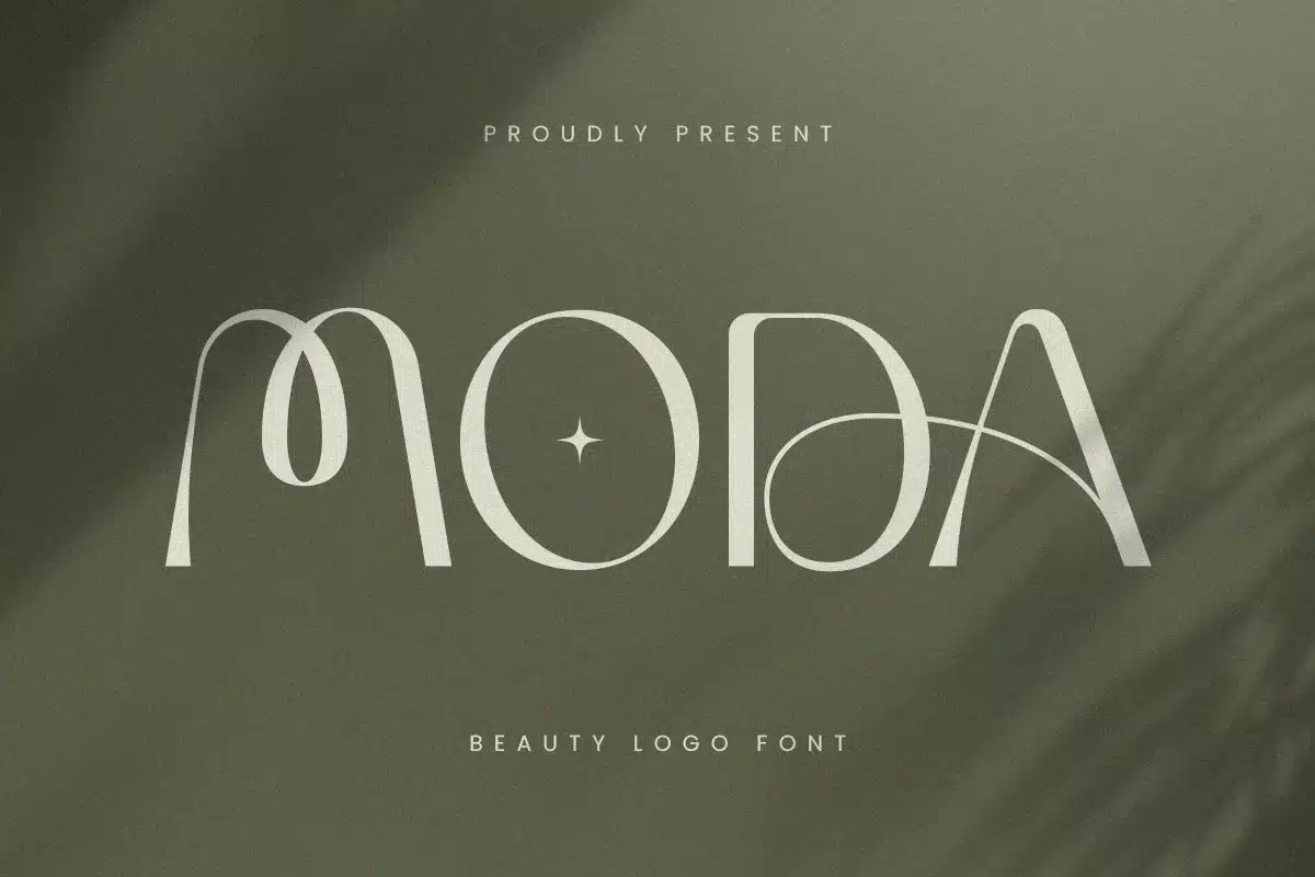 Moda – Beauty Logo Font font preview