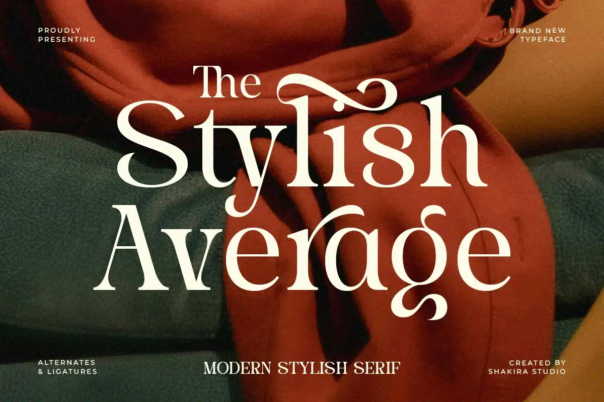 Modern Elegant Alternates – Stylish Average Font font preview
