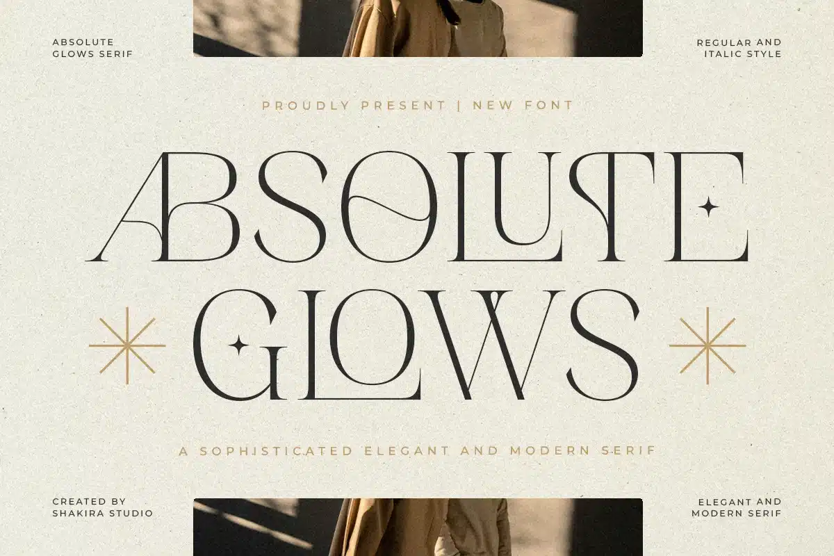 Modern Elegant Branding Serif – Absolute Glows Font font preview