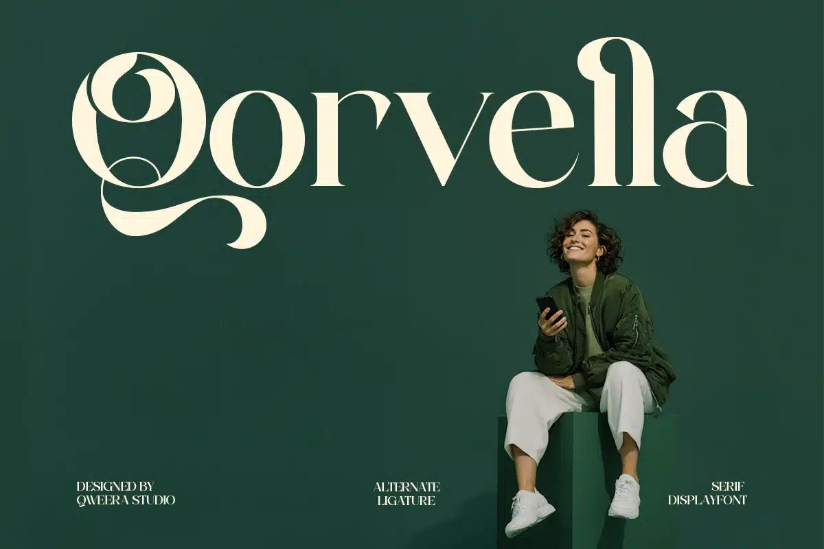 Modern Elegant Branding Serif – Qorvella Font font preview