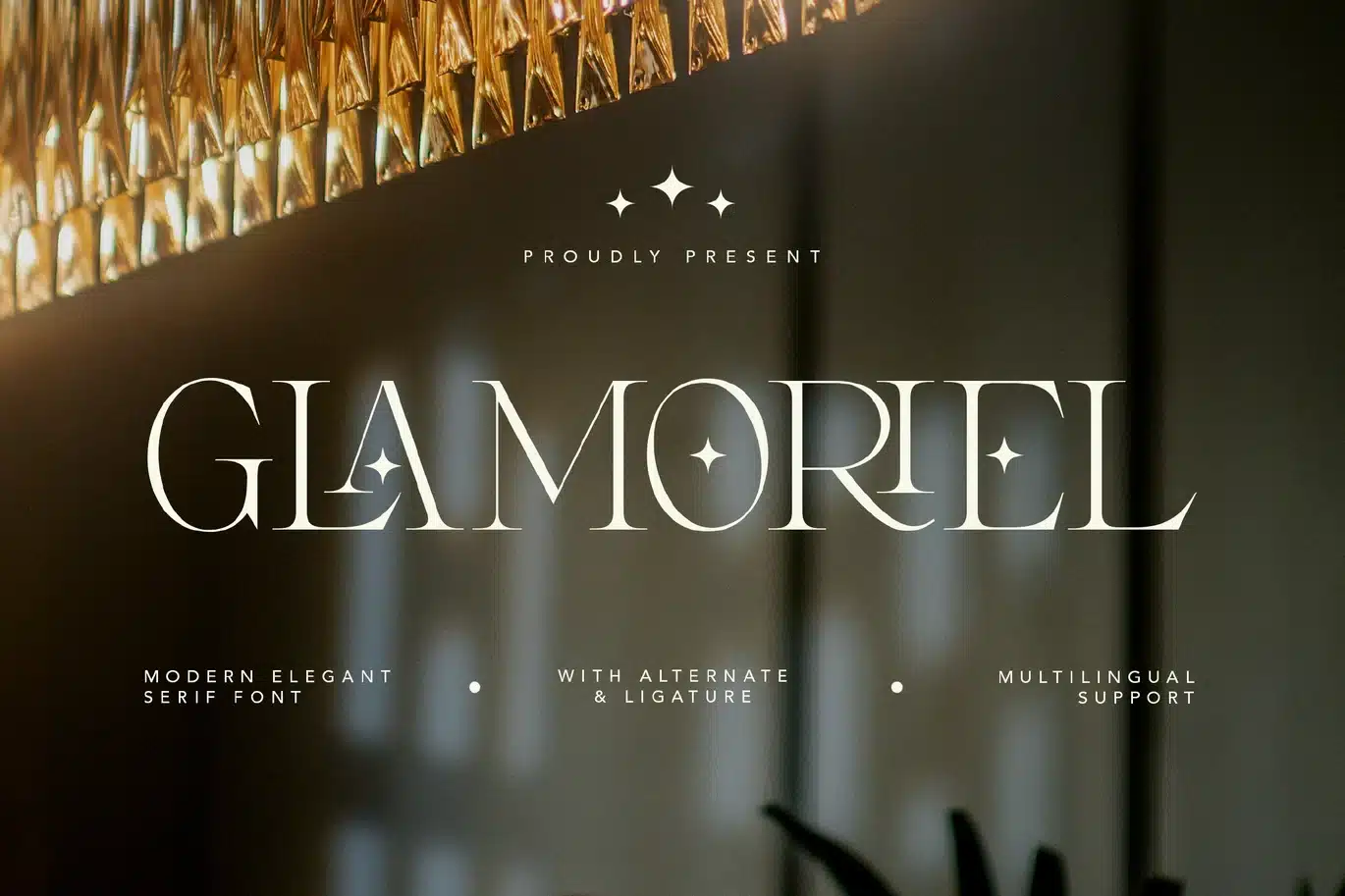 Modern Elegant Serif Font – Glamoriel font preview