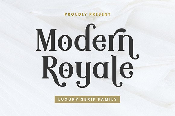 Modern Royale Font font preview