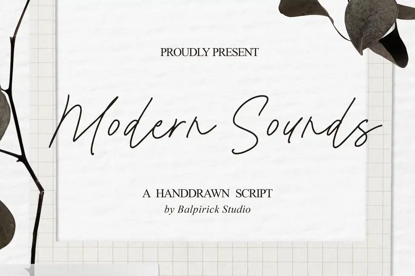 Modern Sounds – Monoline Script Logo Font font preview
