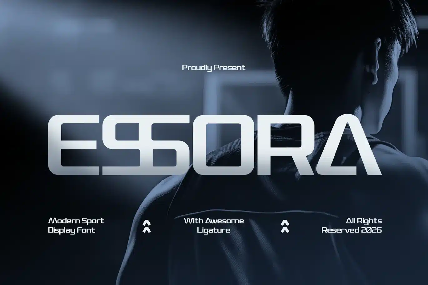Modern Sport Display Font – Essora font preview