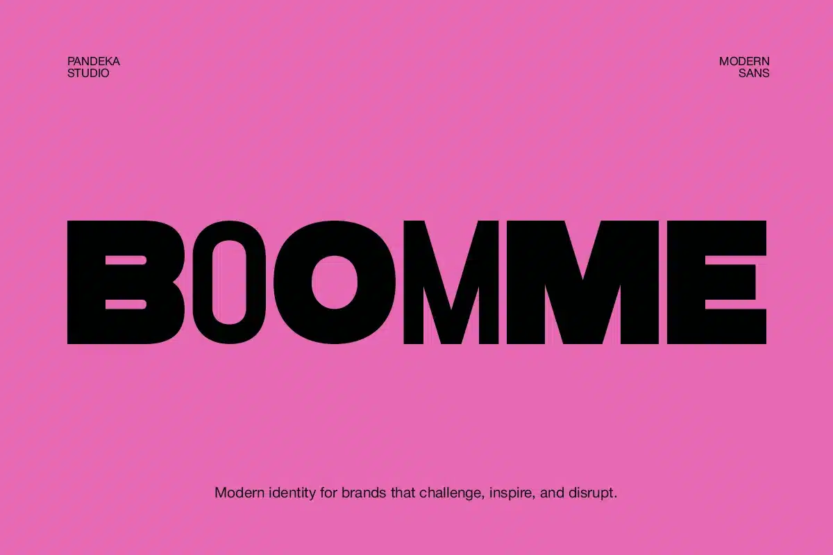 Modern Urban Font – Boomme font preview