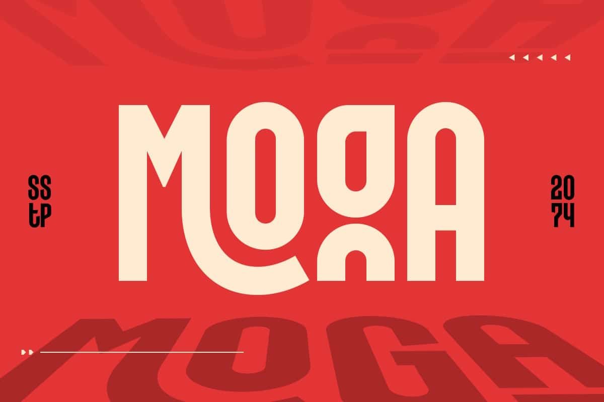 Moga – Condensed Font font preview