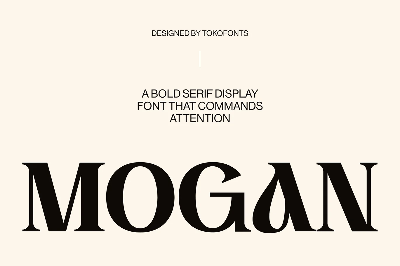 Mogan – Logo Font font preview
