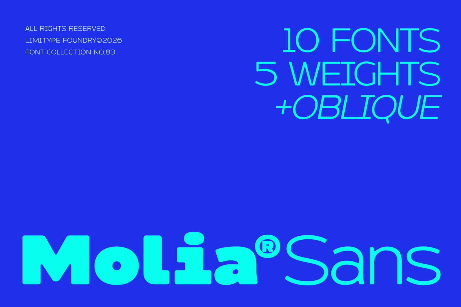 Molia Demo Font Family font preview