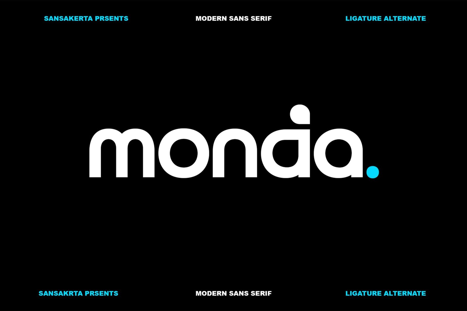 Monda Font font preview