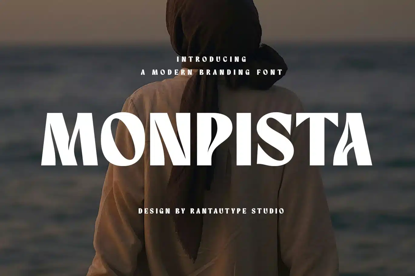 Monpista Modern Branding Font font preview