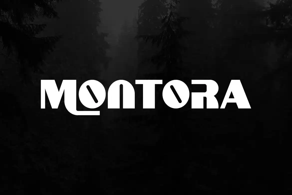 Montora – Bold Display Font font preview