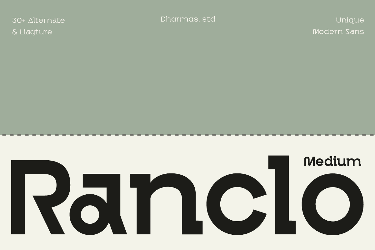 Montserrat Roman Font – Ranclo font preview