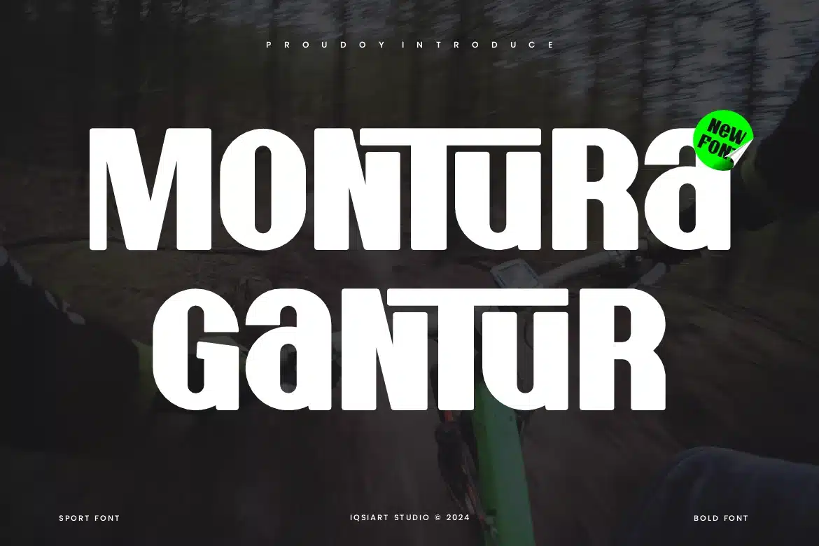 Montura Gantur – Modern Sans Font font preview