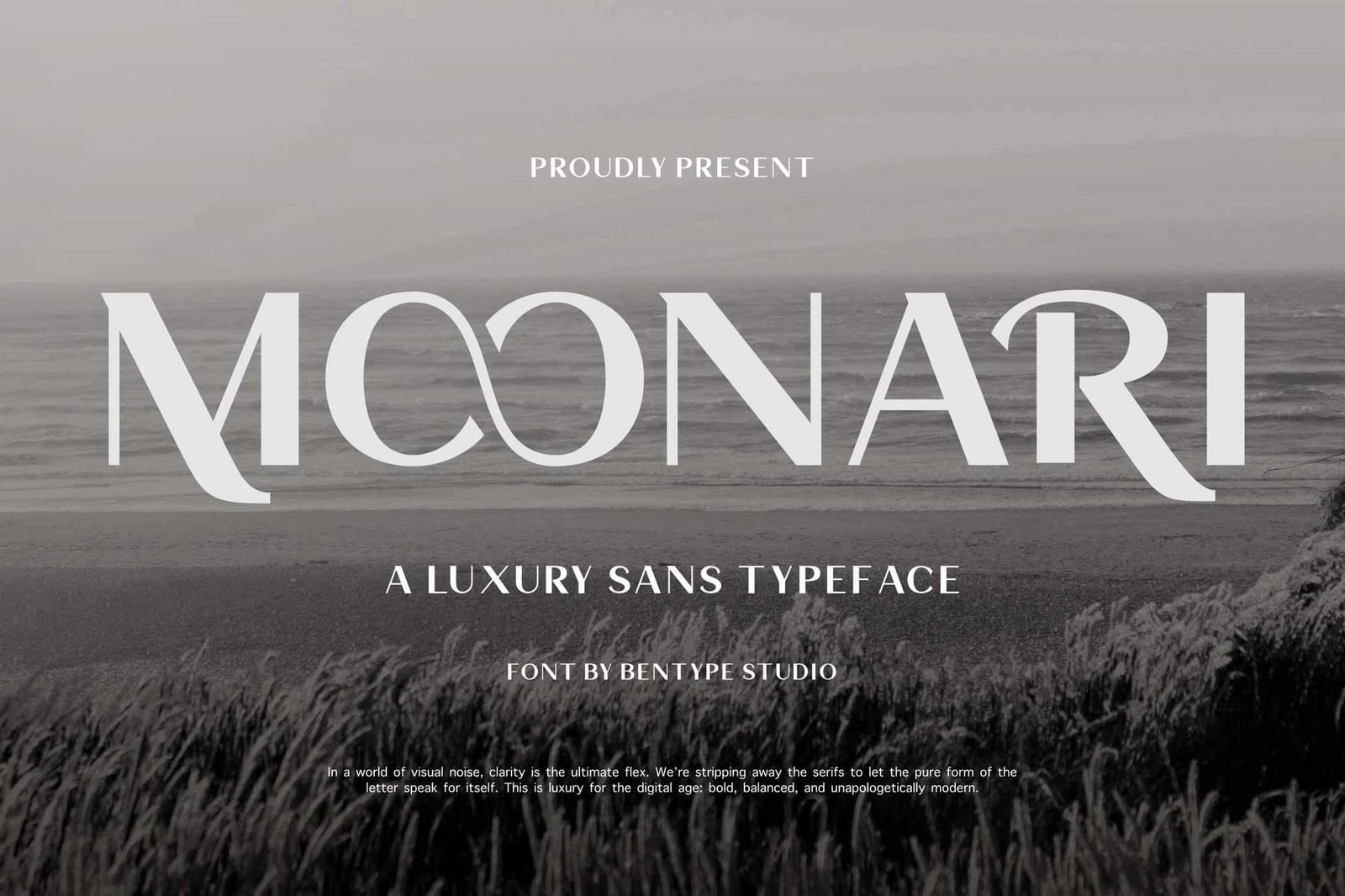 Moonari – Luxury Sans Typeface Font font preview