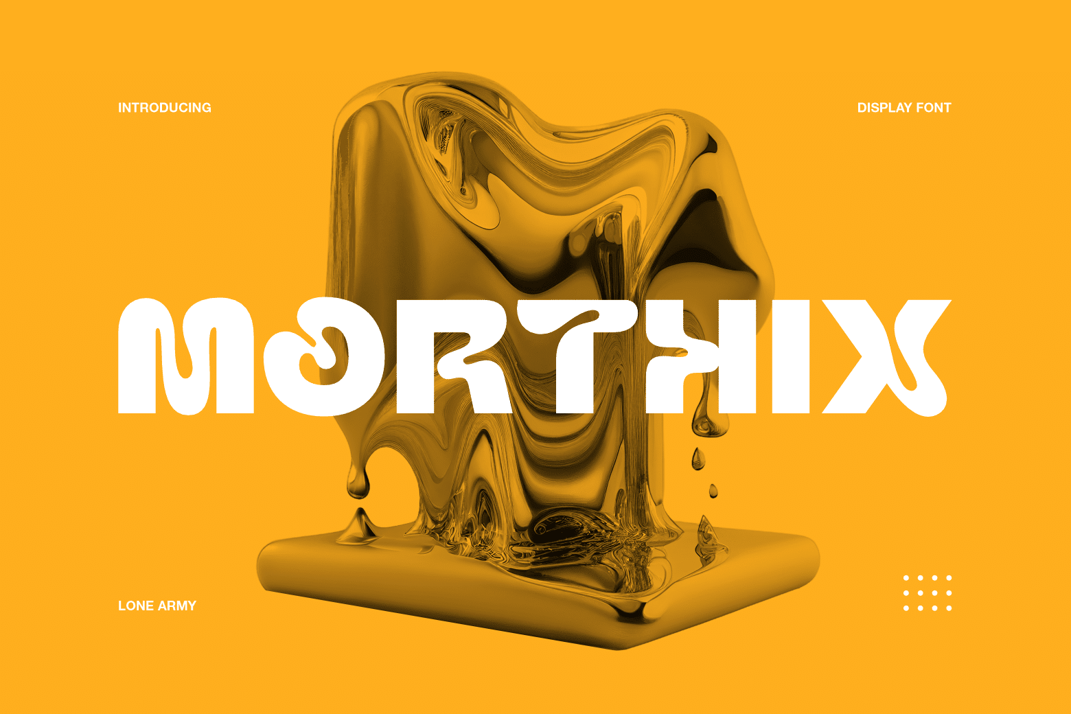 MORTHIX – Liquid Font font preview