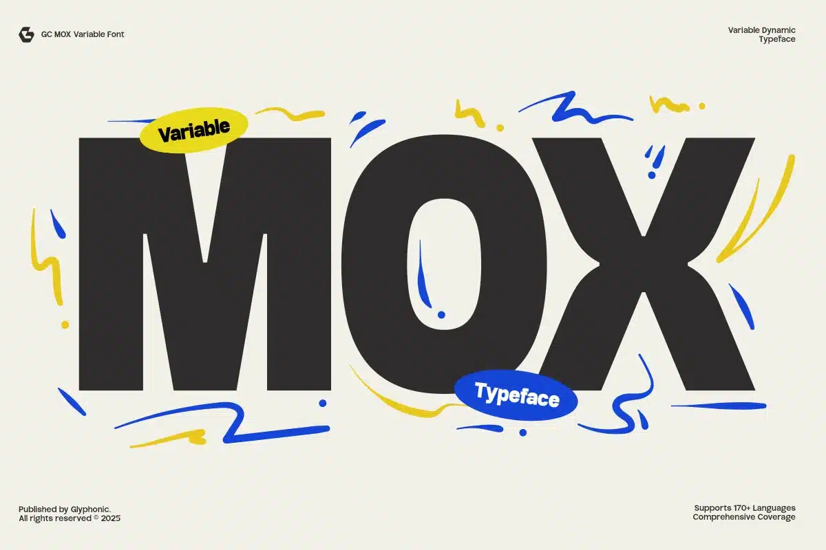Mox – Bold Variable Energy Font font preview