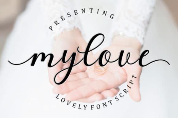 Mylove Font font preview