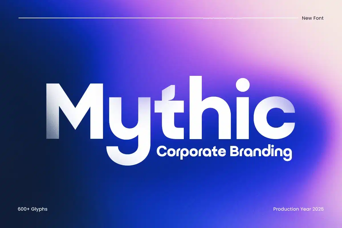 Mythic – Corporate Branding Font font preview
