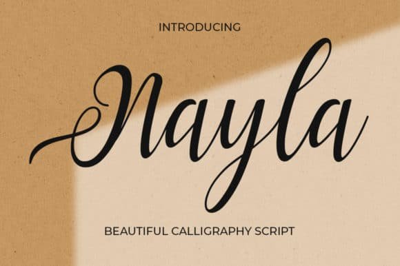 Nayla Font font preview