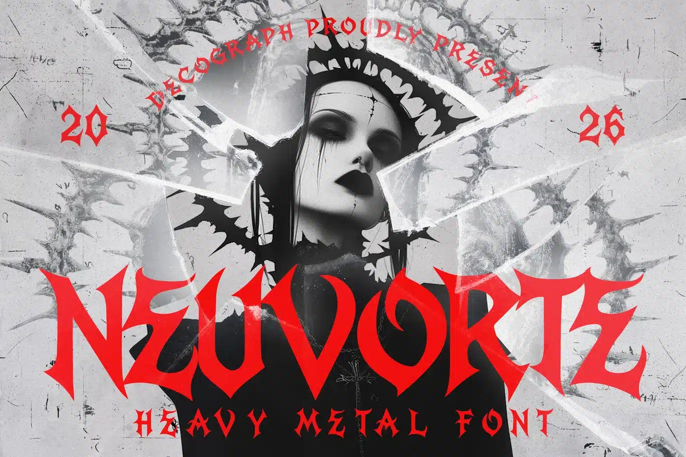 Neuvorte – Heavy Metal Blackletter Font font preview