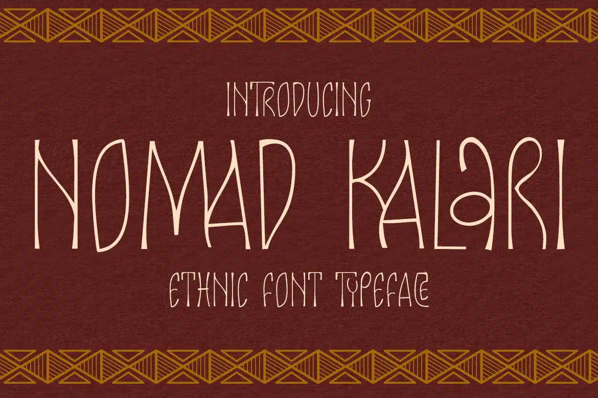 Nomad Kalari Font font preview