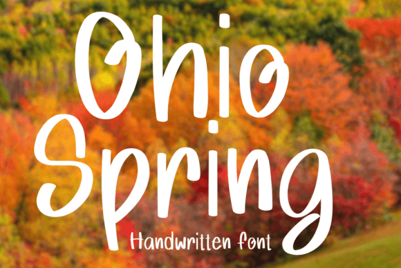 Ohio Spring Font Font font preview