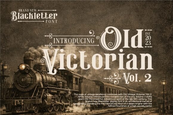 Old Victorian Vol 2 Font font preview
