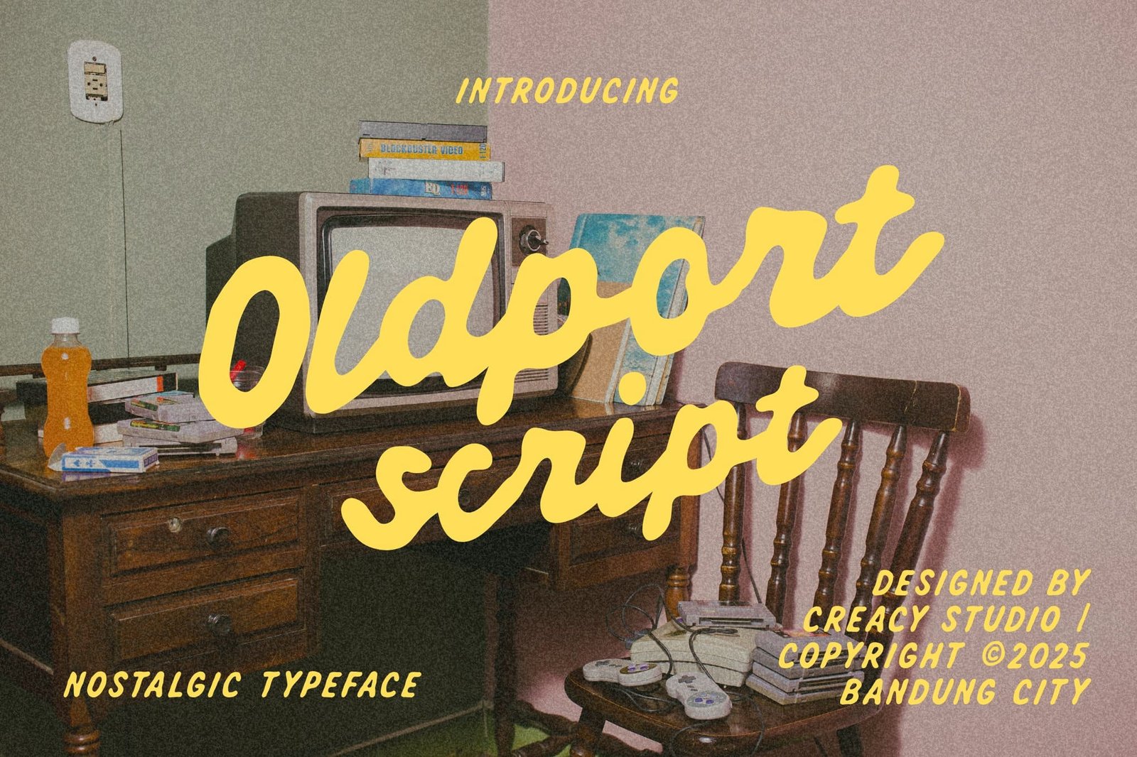 Oldport Script – Nostalgic Handwritten Typeface Font font preview