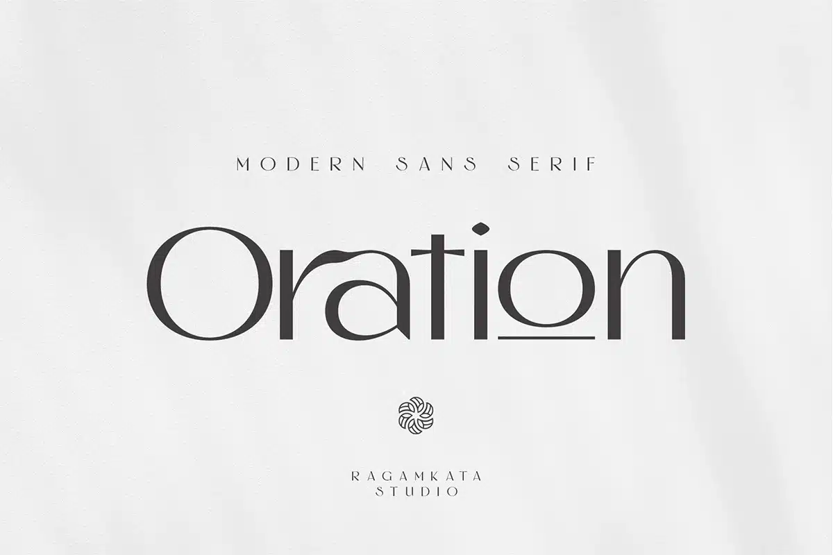 Oration – Beauty Product Typeface Font font preview
