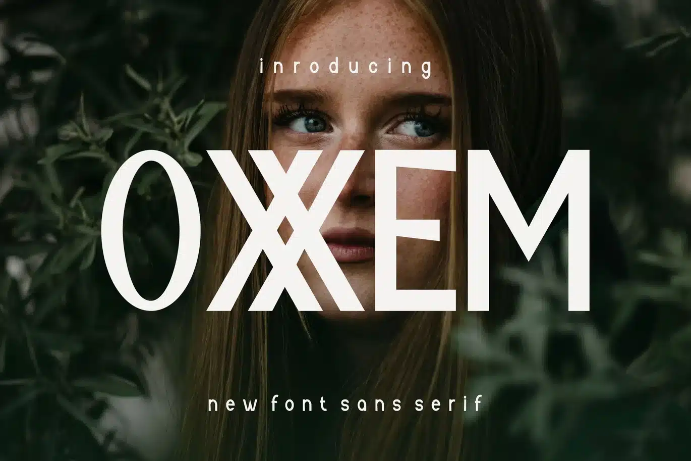 Oxxem Sans Logo Display Font font preview