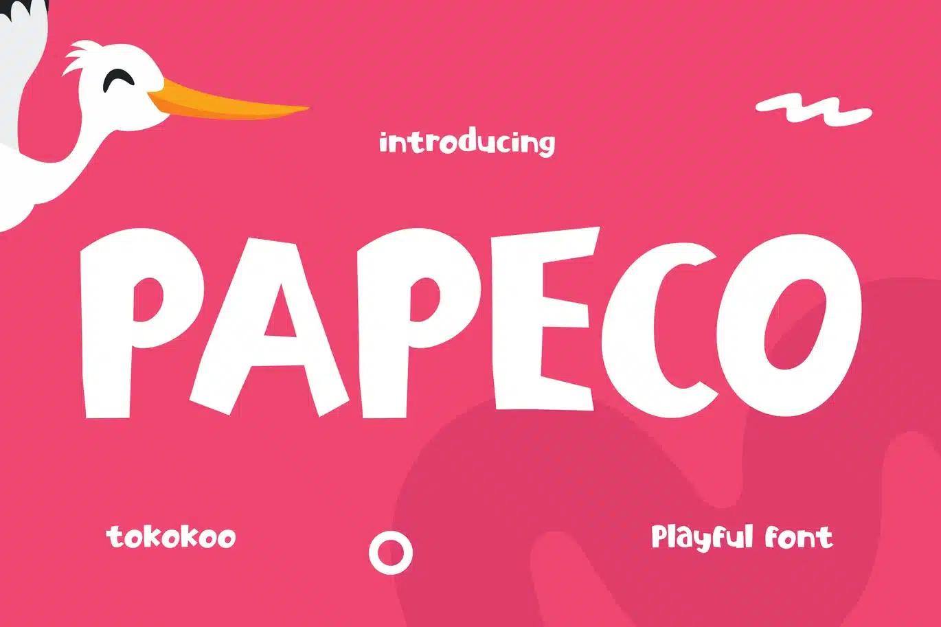 Papeco – Fun Children Display Font font preview